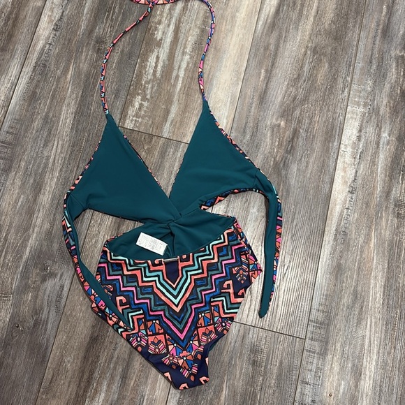 $238 Mara Hoffman TRIBAL Cut-Out One Piece XS - Picture 3 of 4